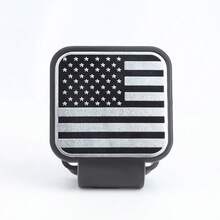 2-Inch Trailer Hitch Receiver Cover With American Flag Design – Waterproof Dust Plug For SUVs & Trucks, Universal Fit, Protects Against Mud, Snow & Debris - A - View 14