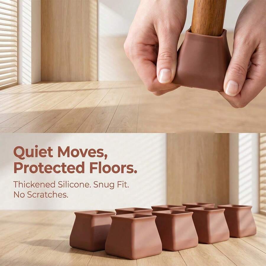 4/8pcs Heavy Duty Rubber Door Stoppers, Serrated Anti-Slip Design No Installation Required, Anti-Collision Stable, Suitable For Home, Office And Commercial Use, Protect Floors, Fix Doors, Home Safety Accessories - Multiple Styles - View 1