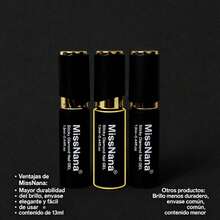 Nuevo modelo de pegamento para diamantes, 1 tubo de Gel Adhesivo para Uñas con Diamantes;Gel Adhesivo para Uñas con Diamantes Miss Nana de 13 ml, Esmalte de Uñas con Brillo de Diamantes, Transparente, de Secado Rápido, Acabado Brillante y Duradero, Ideal para Salones de Manicura y Uñas Decorativas. - Predeterminado - Ver 3