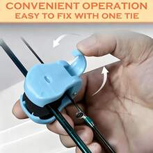 5/10pcs Fishing Rod Fixed Clip Portable Lure Rod Sea Rod Bundle Holder, One-Hand Quick Lock With Built-In High Elastic Sponge Anti-Scratch Protection, Transport Storage Prevents Rod Body Collision And Tangling, Outdoor Fishing Accessories, Multi-Model Fishing Rod Universal Bundle Fixed Clip - Multiple Styles - View 4