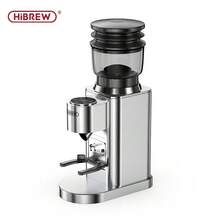 HiBREW مطحنة قهوة كهربائية G7 متوافقة مع مرشحات 51/58 مم، سعة كبيرة 160 جرام لحاوية الحبوب، تصميم مضاد للكهرباء الساكنة لطحن سلس، شفرات مخروطية من الفولاذ المقاوم للصدأ 420 لطحن موحد، 48 إعداد طحن قابل للتعديل، تحكم بشاشة لمس - قابس اتحاد أوروبي نوع F (220 إلى 240 فولت) - مشاهدة 14
