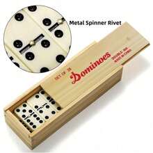 28Pcs Domino Set Professional Educational Double-Six Dominoes Wooden Box - UK-l351601 - View 1