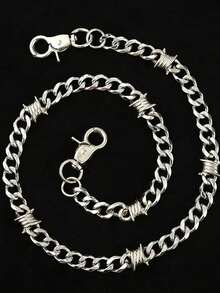 Fashionable Minimalist Metal Pants Chain, Design Ring Buckle Versatile Waist Accessory, European And American Popular Hip-Hop Punk Jewelry - Multicolor - View 3