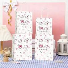 Gift Set Of 10 Sanrio Hello Kitty Themed Paper Bags, Suitable For Party, Holiday, And Birthday Gifts, Handbags, Gift Boxes, Party Decorations, All Major Holiday Decorative Bags, Large Capacity Reusable - Multi-color - View 3
