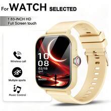 AZRTL 1pc Fashionable Unisex Sports Smartwatch, Wireless Calling, Step Counting, Calorie Tracking, Sports Modes, Stopwatch, Message Notification, Customizable Watch Face, Remote Camera Control, Distance Tracking, Music Playback, Multi-Function Smart Watch, Suitable As A Gift - View 7