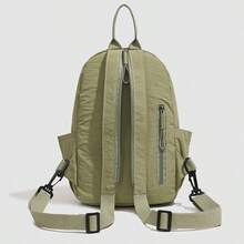 SHILAN Simple Casual Mini Backpack, Lightweight Wear‑Resistant Multi‑Pocket Daypack For Daily Outdoor Use - Multicolor - View 2