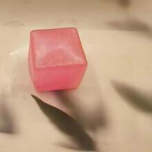 Realistic Ice Cube Squishy, Transparent Slow Rebound Stress Relief Ball, Soft Jelly Texture Fingertip Toy For Adults, Cute Desktop Decor And Room Ornament, Fun Sensory Squeeze Gadget - Multicolor - View 3