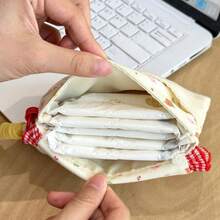 Large Capacity Portable Travel Sanitary Napkin Storage Mini Fabric Bag, For Travel Storage. - Storage Bag - View 2