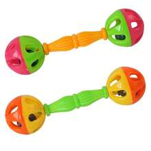 2pcs Random Color Parrot Rattle Bird Toy Bird Training Toy Hand Rattle - A+B - View 13