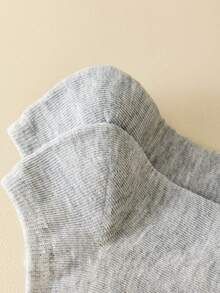 1/5/10/15 Pairs Multi-Color Unisex Daily Wear Fashion Versatile Socks Breathable Boat Socks Simple Casual Low-Cut Socks Moisture-Wicking Simple Style - Multicolor - View 3