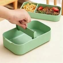1pc Cartoon Japanese Style Double Layer Compartment Bento Box, Microwave Leak-Proof Sealed Lunch Box With Fork And Spoon, Portable Food Storage Container Suitable For Students, Office Workers And Picnics - Multicolor - View 10