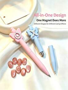 5-In-1 Fairy Wand Double-Sided Multi-Function Strong Nail Art Magnetic,For Cat Eye Gel Polish Nail Magnet Tool,Magic Manicure Tools, Professional Salon Quality Multifunctional Magnet,3D Magnetic Nail Design Accessory Tools. - Multicolor - View 6