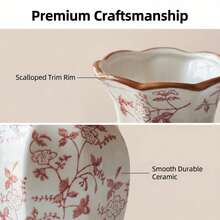 Chinese Style Ceramic Blue And White Porcelain Vintage Living Room Entryway Room Fresh Flower Hydroponic Decoration Elegant New Arrival - Vase - View 7