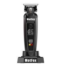 BRDCLIP Professional Hair Clipper KIT Adjustable Trimmer Cordless Hair Cutting Machine Digital Display Trimmer For Men Base Charger Hair Salon 116/BS-106B - Multicolor - View 13