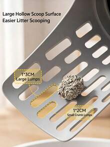 Cat Litter Scoop With Trash Can, Portable Large Capacity, 2-In-1 Cat Litter Scoop And Trash Can, Comes With Trash Bags, For Cleaning Cat And Dog Waste, Essential Tool For Pet Owners - Multicolor - View 4