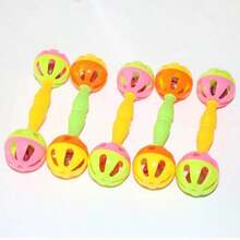 2pcs Random Color Parrot Rattle Bird Toy Bird Training Toy Hand Rattle - A+B - View 9