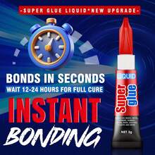 Super Glue, 12 X 3g, Liquid Instant Glue For Metal And Ceramic - Style TypeA - View 2