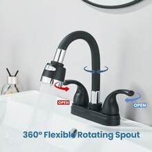 Kitchen Faucet - Noir - Style C - Voir 3