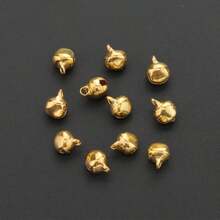 100pcs 6mm/8mm/10mm/12mm Decorative Bells DIY Handmade Holiday Decoration Dog Collar Accessories Phone Strap Accessories - Bell - View 8