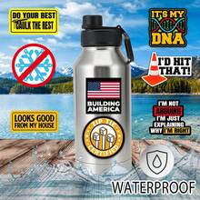 173 PCS Hard Hat Stickers For Adults - Funny (Dirty) For Water Bottle, Laptop, Helmet, Cars, Tool Box, Cars - Blue Collar Stickers For Men, Waterproof - Style TypeA - View 3