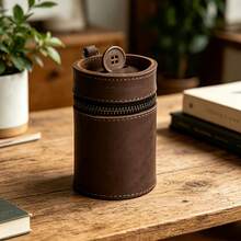 1pc Handmade Coin Purse For Car And Home, Zipper Coin Holder For Car Cup Holder, Loose Change Organizer And Small Item Storage Pouch, Car Accessories Gift - Multicolor - View 7