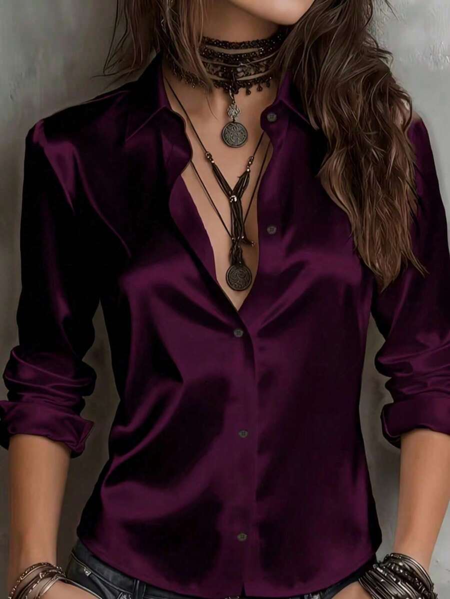 High-Visibility Shirts - Red Violet - View 1