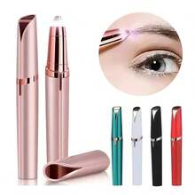 AXH Women's Electric Eyebrow Trimmer, Eyebrow Shaping Pen, Facial Hair Remover, Automatic Eyebrow Razor, Pocket Knife - Multicolor - View 9
