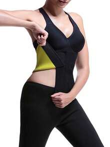 Sweat-Inducing Waist Trimmer For Fitness, Yoga And Running, Neoprene Waist Cincher, Body Shaping Sweat Belt, Reinforced Abdominal Support Belt - Multicolor - View 13