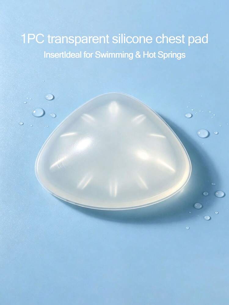 ANGDIE 1pc Silicone Triangle Breast Prosthesis, Artificial Silicone Breast Pad, Women's Post-Mastectomy Breast Prosthesis, Single Pack - Clear - View 18