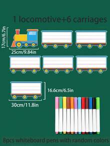 15pcs/14pcs/11pcs/4pcs/1pc Erasable English Writing Whiteboard Sticker Set, Reusable Classroom Learning Tool For Teachers/Open Classes, Strong Magnetic Bottom, Fun Design, Suitable For Refrigerator Attachment, Colorful Classroom Decoration, School Supplies - Whiteboard Sticker Set - View 12