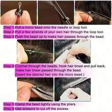 500pcs Mini Silicone Rings, Mini Connector Rings, Used For Hair Extensions, Professional Silicone Hair Extension Beads, Suitable For DIY Hairstyles, Braided Hair Extensions, Feather Hair Extensions, Hairdresser Supplies - Multicolor - View 8