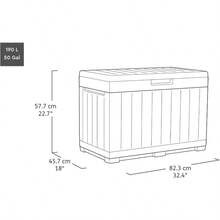 Outdoor Storage Box, Cabinet, And Shelf - 190L + Brown - View 9