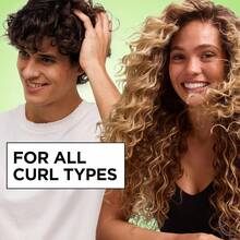 Garnier Fructis Curl Nourish Air Dry Cream XL Leave In Conditioner, Sulfate-Free Curl Defining Cream For Moisture And Frizz Control Waves, Curls, And Coils, Value Size, 16.9 Fl Oz - Conditioner - View 7