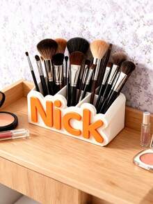Personalized Desk Organizer With Custom Name, Pen Pencil Holder, Stationery Storage Box, Makeup Brush Organizer, Multi Compartment Desktop Storage, Office Desk Accessory, Custom Name Pen Cup, Vanity Organizer, Personalized Gift - Multicolor - View 12
