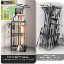 Supports de rangement pour outils de garage - Noir - Voir 4