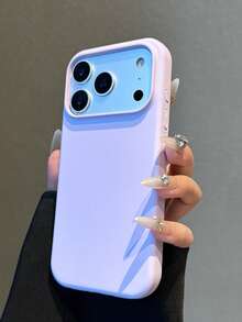 Liquid Silicone 3-Layer Full Coverage Soft Rubber Phone Case Compatible With Apple 18 Pro Max 17 Pro 17 Pro Max 17, Fresh Summer Color, Shockproof Protective Case With Anti-Scratch Microfiber Lining, Compatible With IPhone 13 11 16 Pro Max 15 14 Plus 12 11 - Lilac Purple - View 6