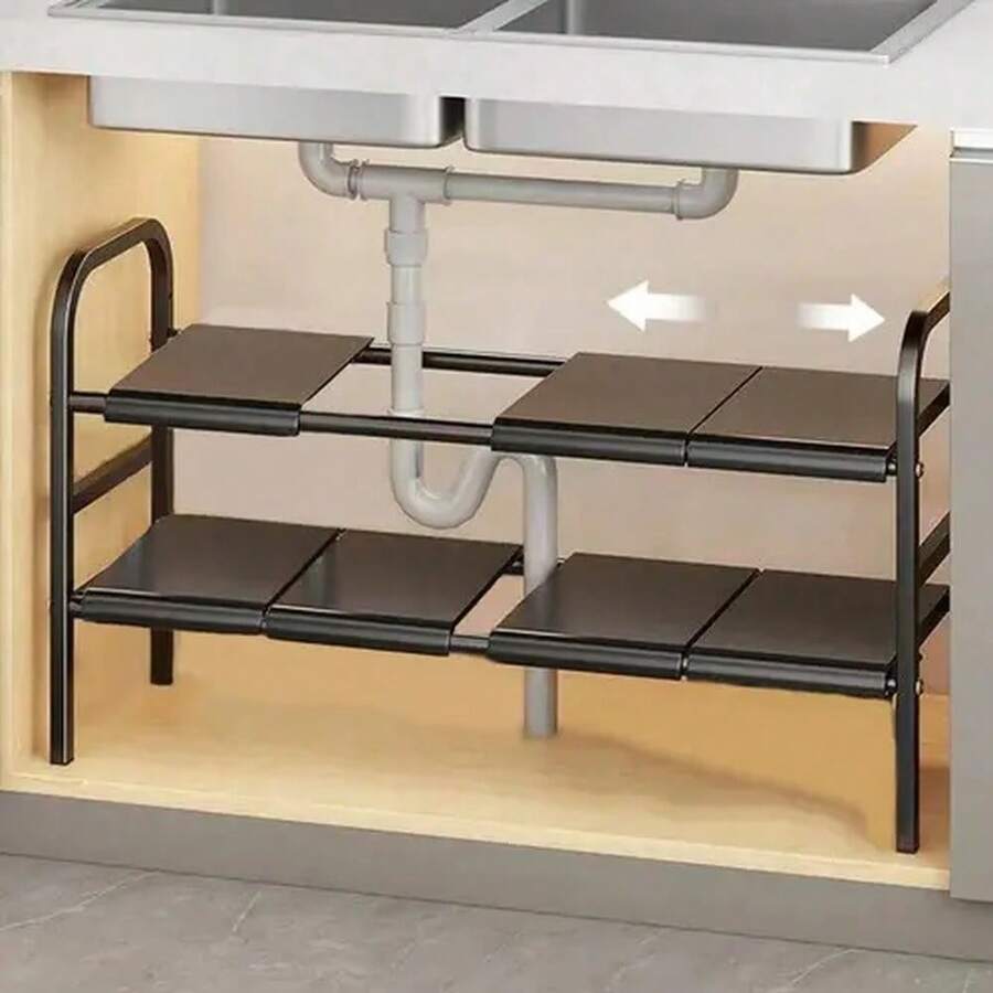 Under Sink Organizers - Black - View 1