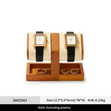 Oirlv Double Luxury Watch Display Stands Wooden Jewelry Organizer Bracelet Watch Organizer Rack Windows Watch Display Props - Double Watch Holder - View 12
