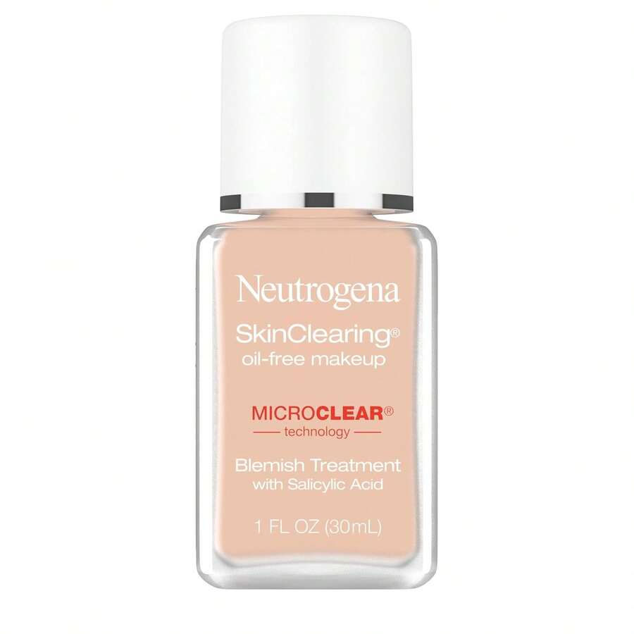 Neutrogena SkinClearing Liquid Foundation, 30 Buff, 1 Fl Oz - 030 Buff - View 1