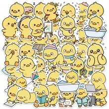 50pcs Cute Small Storage Box Luggage Phone Stickers Cartoon Decoration - Multicolor - View 1