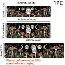 1pc Mushroom Pattern Sink Faucet Absorbent Mat, Drainage Pad, Suitable For Kitchen, Bathroom Sink, Countertop, Drainage Pad, Diatomaceous Earth Material, Trimmable, Quick Drying Mat - Multicolor - View 6