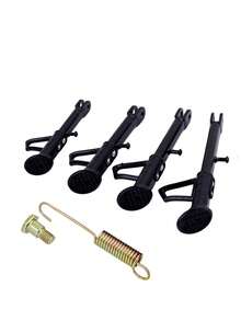 Motorcycles Scooter Kickstand Side Lining Stand Kick Foot Bracket With Spring Bolt Hole Distance Adjustable 16/18/20/22/24cm - Kickstand - View 3