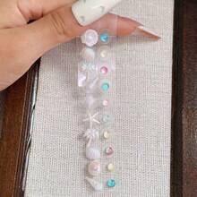 Multi-Style No-Drill Ear Sticker Set, Bowknot Shell Rhinestone Pearl Earrings, Comes With Small Tweezers For Easy Application, Cute Earrings Suitable For Women And Girls Daily Wear And Party, Jewelry Gift, Beauty Accessory - Multiple Specifications - View 7