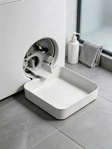 1 Set Universal Washing Machine Drip Tray With Guide Plate, Front-Loading Washing Machine Drain Outlet Anti-Overflow Collection Pan, Leak-Proof Collection Box, Suitable For Washing Machine Drainage Storage - A - View 12