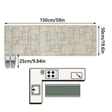 1PC Light Gray Mottled Dot Geometric Long Strip Carpet, Modern Wabi-Sabi Style Faux Cashmere Rectangular Asymmetrical Dotted Wave Machine Washable Runner Rug, Suitable For Living Room, Hallway, Corridor, Bedside, Home Decor - Multicolor - View 16