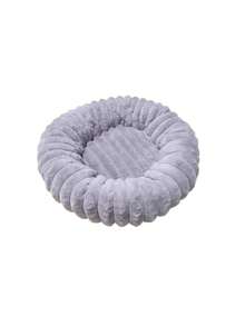 Soothing Pet Bed, Soft Plush Donut-Shaped Round Pet Nest With Raised Soft Cushion Edge, Warm Machine Washable Non-Slip Mat, Suitable For Indoor Cats And Small Dogs, 19.7 Inches (50cm), Max Weight Capacity 11 Lbs (5kg) - Multicolor - View 8