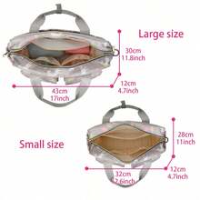 1pc LEQUEEN Oxford Fabric Maternity Multi-Function Crossbody Mommy Bag, Fashionable Mother & Baby Bag, Casual Outing Storage Bag, Handheld Hospital Bag Suitable For Storage Use - Multicolor - View 8