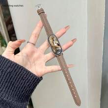 Elegant & Stylish Watch Band, Multi-Functional, Durable & Exquisite Vintage Lychee Texture Design, Compatible With Xiaomi Band 10/9/8 Series, Equipped With Quick Release Buckle Design, Supports NFC Version Sharing, Sports Smart Companion Style - Multicolor - View 13
