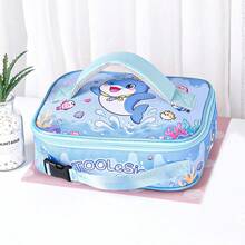 1pc Lunch Box Bag Lunch Bag Cute Cartoon Office Workers With Rice Bag Thick Insulation Bag Portable Handbag Back To School Must Be Suitable For Holiday Gifts And Daily Commuting. - View 5