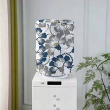 1pc Geometric Pattern Water Bucket Lid, Dust-Proof Decorative Cover, Water Dispenser Lid, Water Bucket Cap, Household Dust-Proof Cover, Reusable - View 4